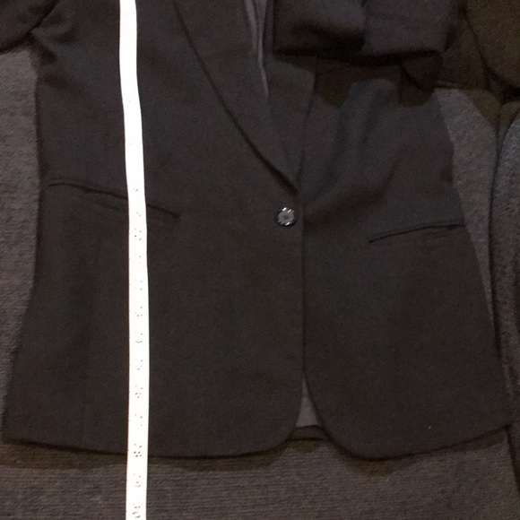 Alfred Dunner 100% Worsted Wool Blazer Padded Shoulders Lined Side Pockets-10 - Picture 10 of 10